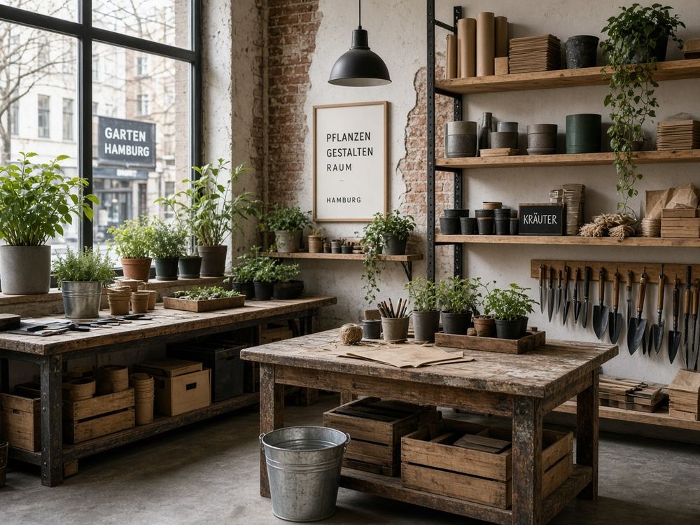 About the Plant nursery / garden centre studio at Stonehive House