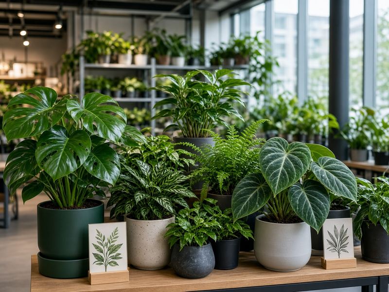 Indoor tropicals at Stonehive House